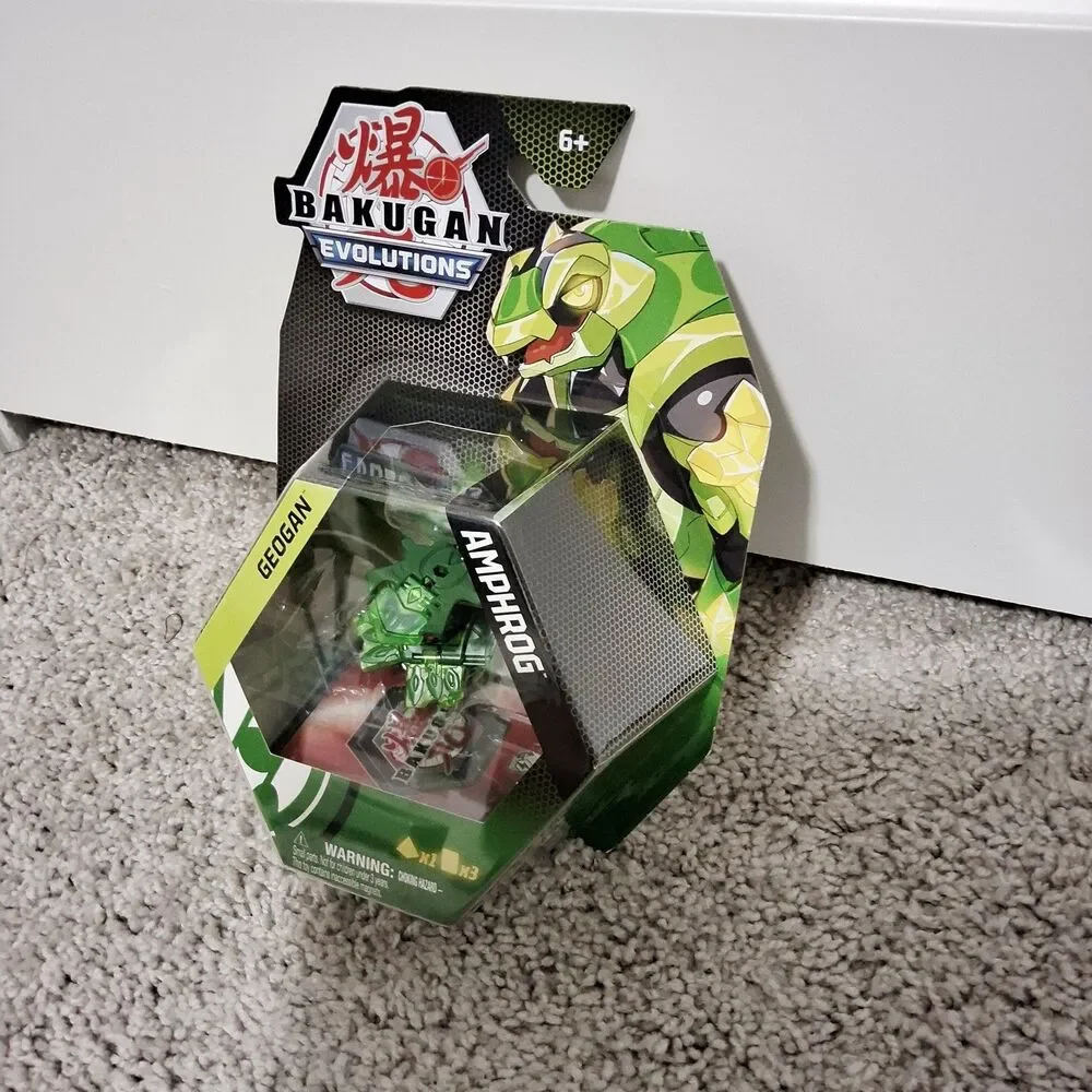 Bakugan Evolutions Geogan Amphrog Action Figure & Collectible Cards Spin Master